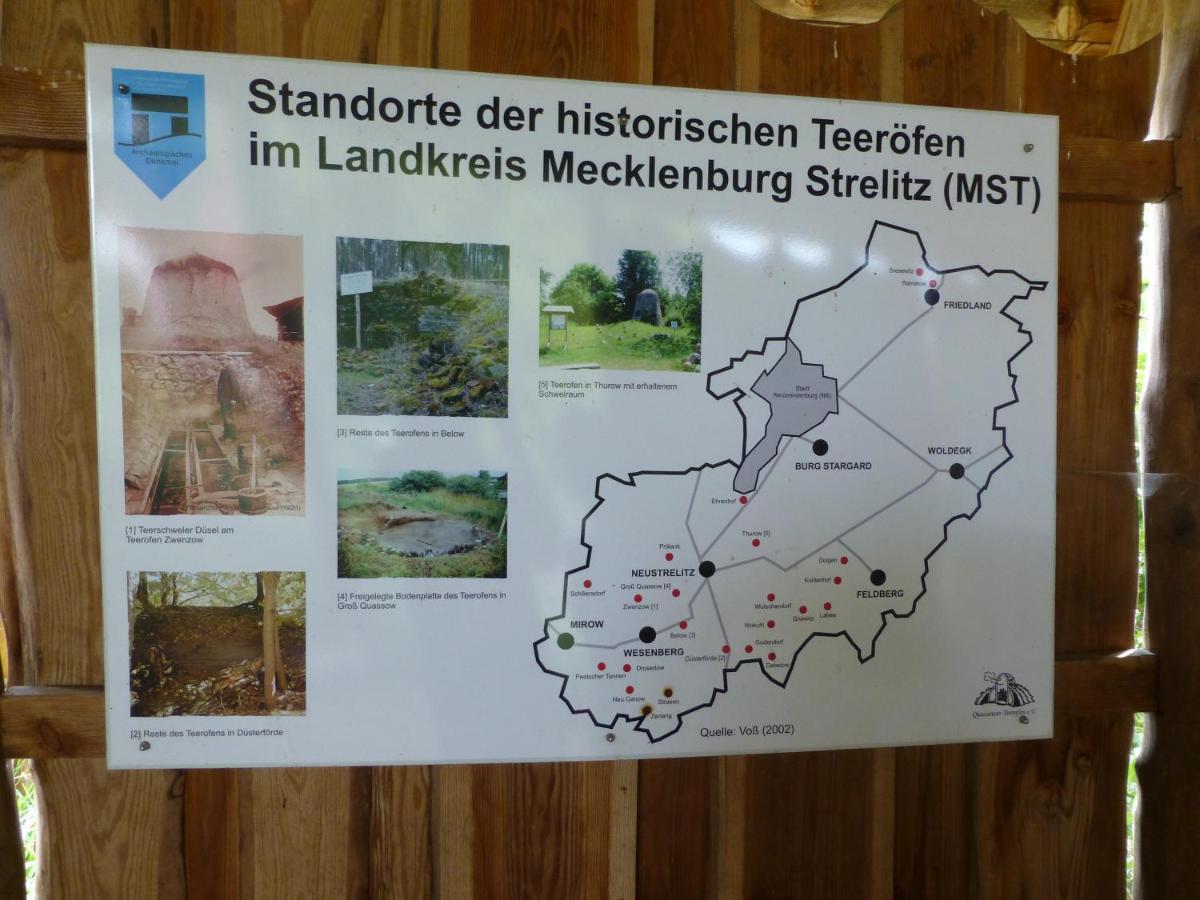 Zwei Seen Ferienhaus Canow Buitenkant foto